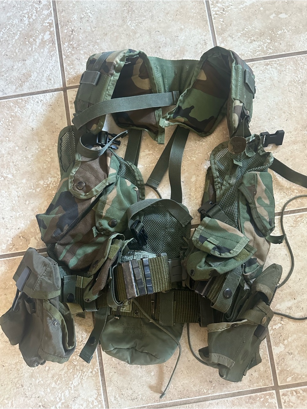 Authentic U.S Military-Issued Tactical Load-Bearing Vest